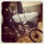 Vassil's new wheels. July 2012. Photo by: Stephanie Zuniga