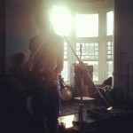 Setting up at the Great Hall. July 2012 Photo by: Jeanette Dowling